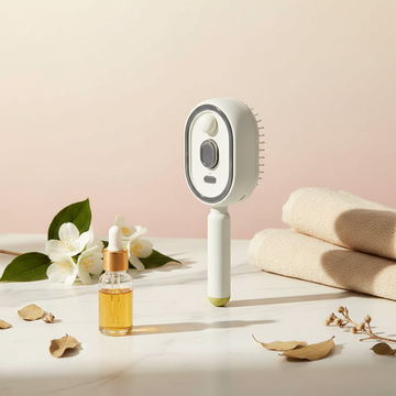Steam Brush | Rechargeable Detangling Tool with Oil
